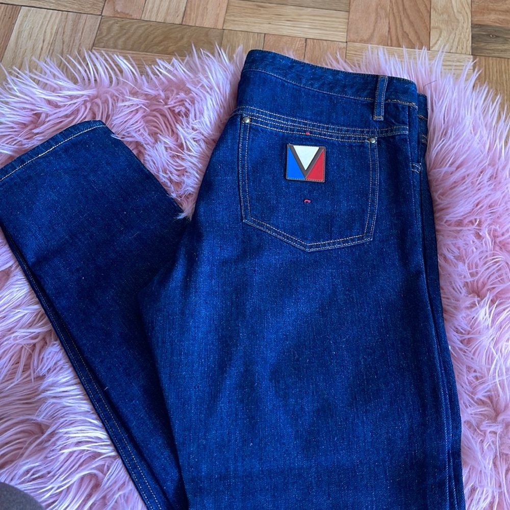 Louis Vuittion blue jeans used 100% authentic